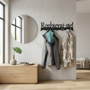 Nowoczesny wieszak na ubrania do przedpokoju Rozbieraj się