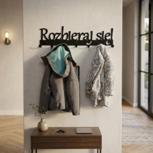 Metalowy Wieszak na ubrania Rozbieraj się