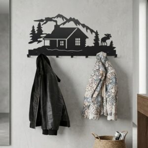 Wieszak na ubrania Dom w górach
