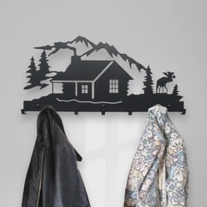 Wieszak na ubrania Dom w górach