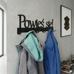 Nowoczesny prezent wieszak na ubrania powieś się