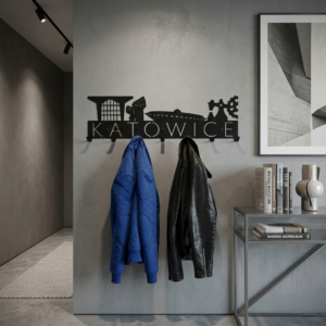 Metalowy Wieszak na ubrania Katowice