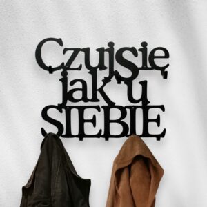 Wieszak na ubrania Czuj się jak u siebie