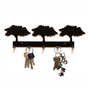 Metalowy Wieszak na klucze na ścianę drzewa