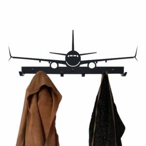 Nowoczesny Metalowy Wieszak na ubrania Boeing 737