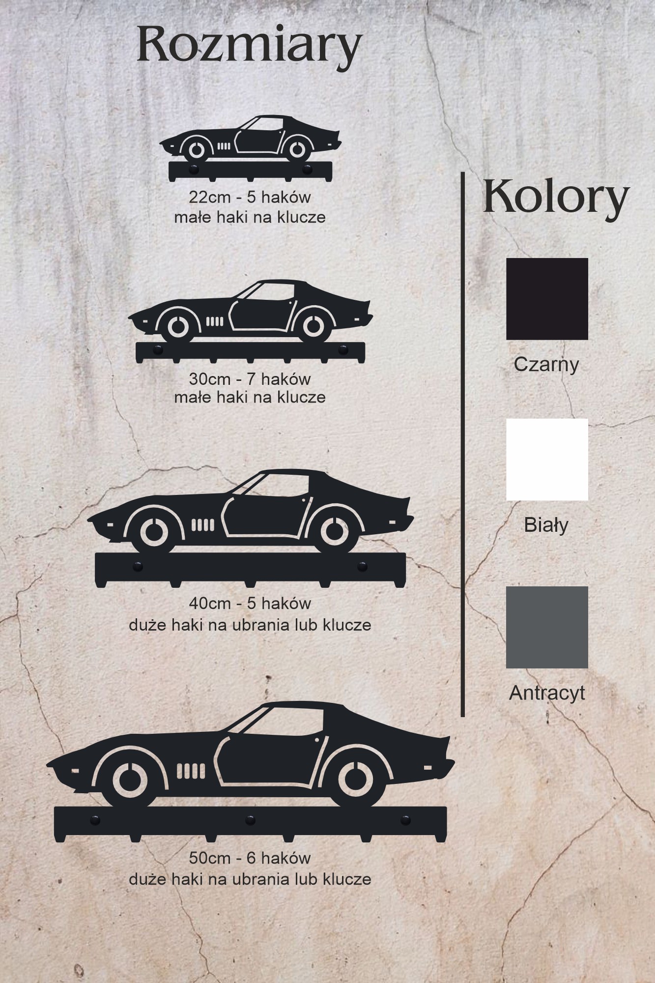 Wieszak na klucze Chevrolet Corvette C3 - obrazek 4