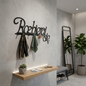 Rozbieraj się metalowy wieszak do domu