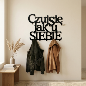 Nowoczesny Wieszak do przedpokoju Czuj się jak u siebie