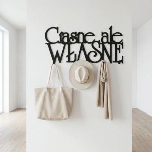 Nowoczesny Wieszak do przedpokoju ciasne ale własne