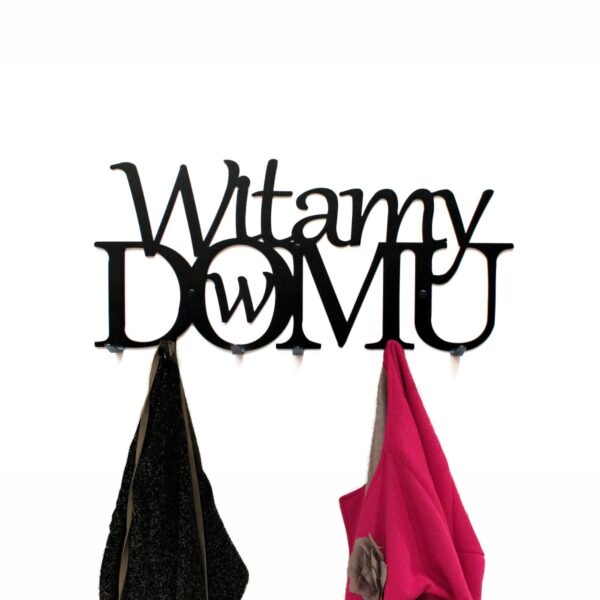 Wieszak na ubrania Witamy w domu - obrazek 2