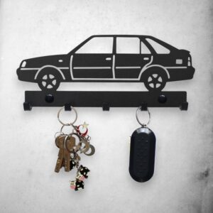 Czarny wieszak na klucze Polonez Caro