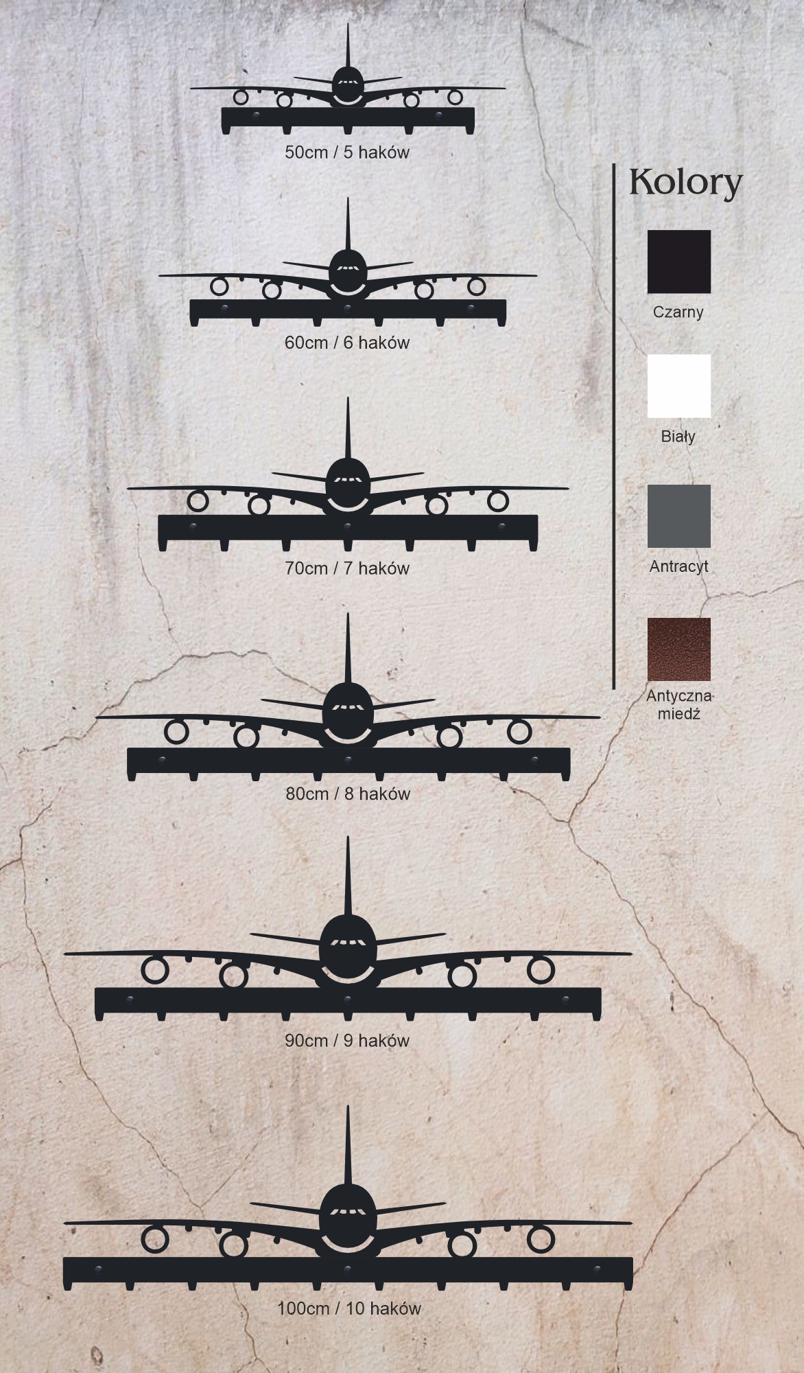 Wieszak na ubrania Airbus A380 - obrazek 5