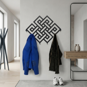 Metalowy Wieszak na ubrania Wzorek