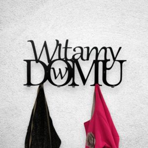 Wieszak na ubrania Witamy w domu