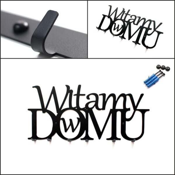 Wieszak na ubrania Witamy w domu - obrazek 3