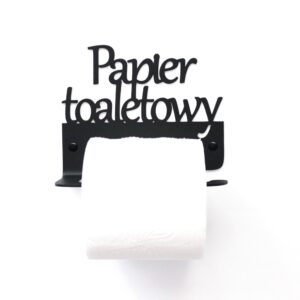 Nowoczesny Metalowy Uchwyt na papier toaletowy