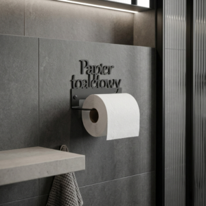 Uchwyt na papier toaletowy z metalu