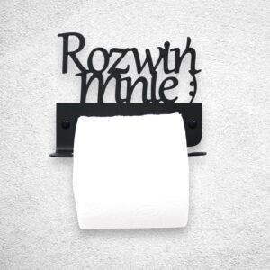 Nowoczesny Uchwyt na papier toaletowy rozwiń mnie