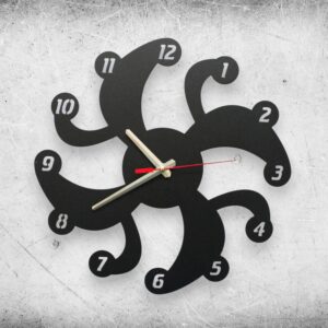 Elegancki Zegar ścienny śmigło