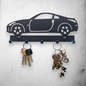 Czarny wieszak na klucze Nissan 350Z