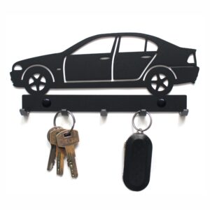 Metalowy uchwyt na klucze BMW E46 sedan Metalowy czarny uchwyt na klucze BMW E46 sedan