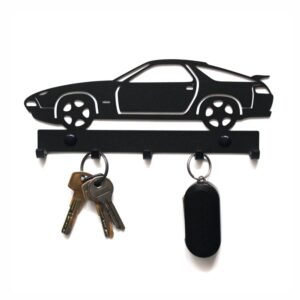 Czarny metalowy Uchwyt na klucze Porsche 928 P928