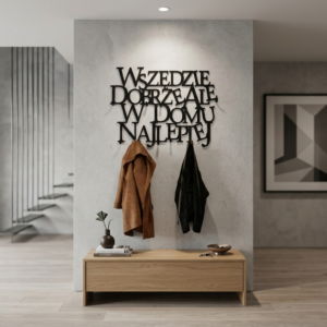 Wieszak prezent Wszędzie dobrze ale w domu najlepiej