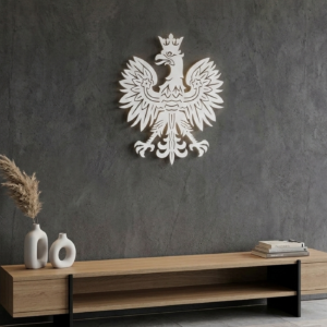 Patriotyczna Dekoracja ścienna godło Polski Orzeł do salonu
