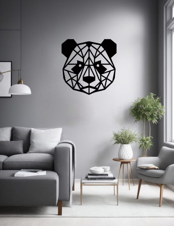 Dekoracja ścienna Panda geometryczna - obrazek 3