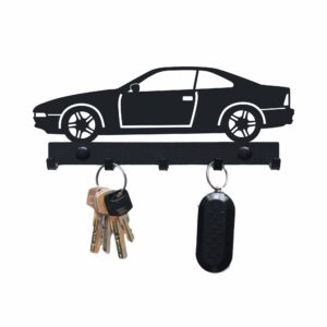 Czarny metalowy Wieszak na klucze BMW 850i Nowoczesny Czarny metalowy Wieszak na klucze na ścianę BMW 850i