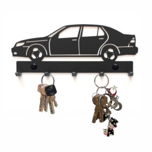 Motoryzacyjny Metalowy Wieszak na klucze Saab 9-5