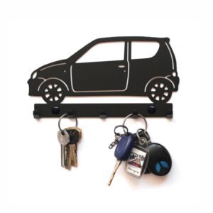 Metalowy ścienny Wieszak na klucze do przedpokoju Fiat Seicento