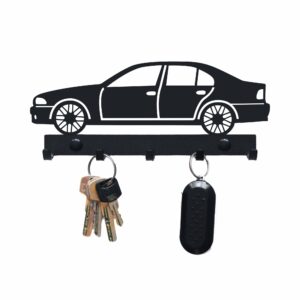 Metalowy czarny Wieszak na klucze BMW E39 Nowoczesny Metalowy czarny Wieszak na ścianę na klucze BMW E39