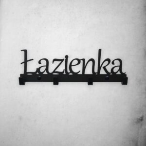 Nowoczesny Wieszak do łazienki