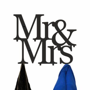 Ścienny Wieszak do przedpokoju Mr & Mrs