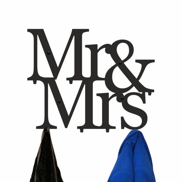 Ścienny Wieszak do przedpokoju Mr & Mrs