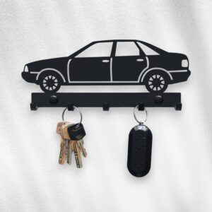 Czarny Wieszak na klucze Audi 80