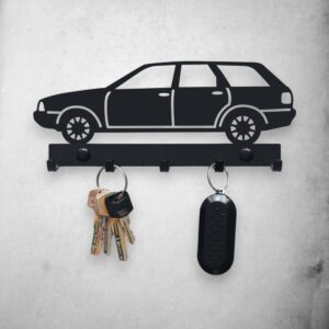Czarny Wieszak na klucze Audi 80 Kombi