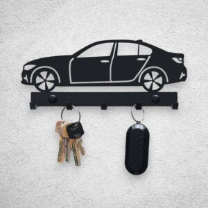 Motoryzacyjny Wieszak na klucze BMW 3 G20 na ścianę do przedpokoju