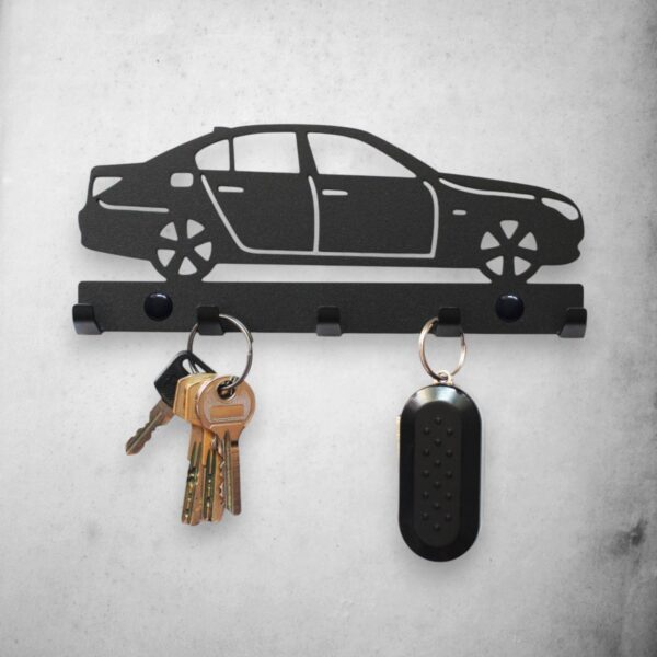 Nowoczesny Czarny metalowy Wieszak na klucze BMW 5 e60