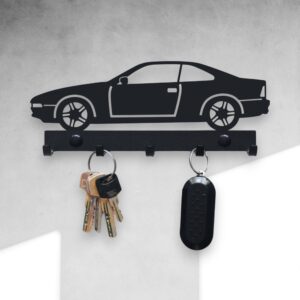 Nowoczesny Czarny metalowy Wieszak na klucze BMW 850i