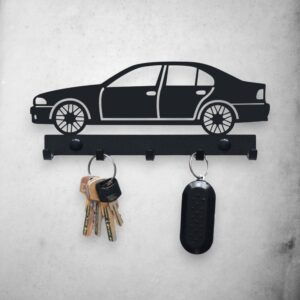 Nowoczesny laserowo wycinany Wieszak na klucze BMW E39