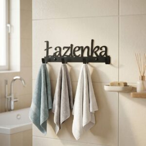 Wieszak do łazienki na ręczniki