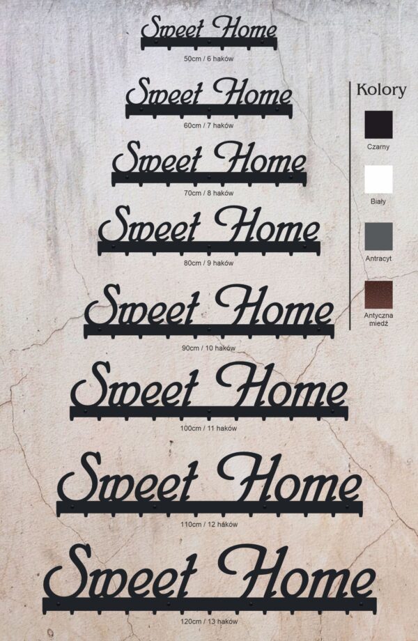 Wieszak na ubrania Sweet Home - obrazek 6