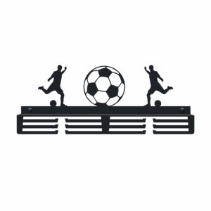 Nowoczesny Metalowy Wieszak na medale piłkarze