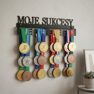 Motywacyjny Wieszak na medale moje sukcesy