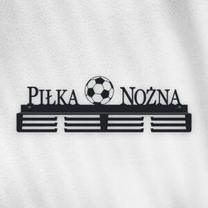 Metalowy Wieszak na medale piłka nożna
