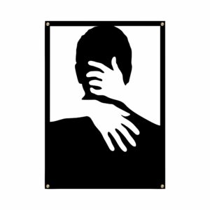 Minimalistyczna Nowoczesna Metalowa dekoracja ścienna więzy uczuć