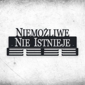 Nowoczesny Wieszak na medale niemożliwe nie istnieje