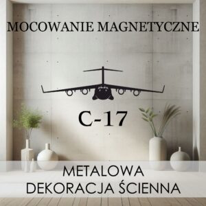 Metalowa Dekoracja ścienna Boeing C17 Globemaster